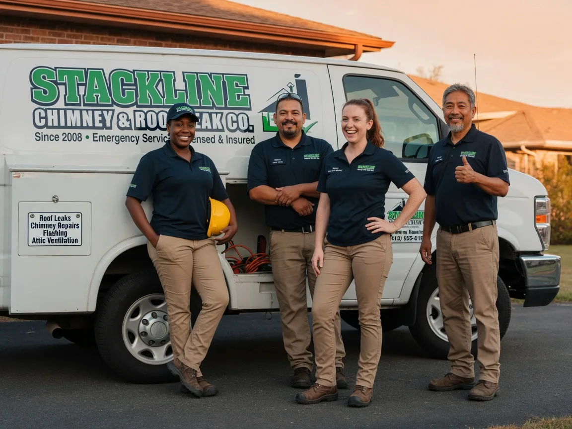 Chimney flashing repair company in Bettendorf, IA